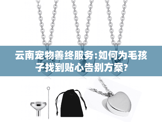 云南宠物善终服务:如何为毛孩子找到贴心告别方案?