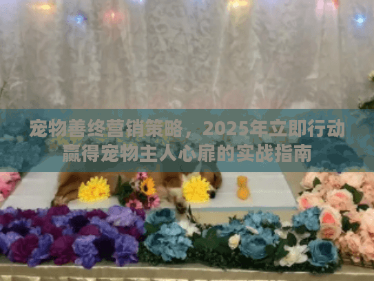 宠物善终营销策略，2025年立即行动赢得宠物主人心扉的实战指南