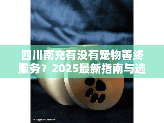 四川南充有没有宠物善终服务？2025最新指南与选择推荐