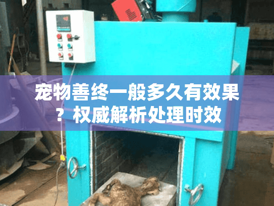 宠物善终一般多久有效果？权威解析处理时效