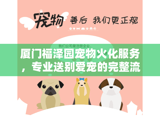 厦门福泽园宠物火化服务，专业送别爱宠的完整流程与费用明细