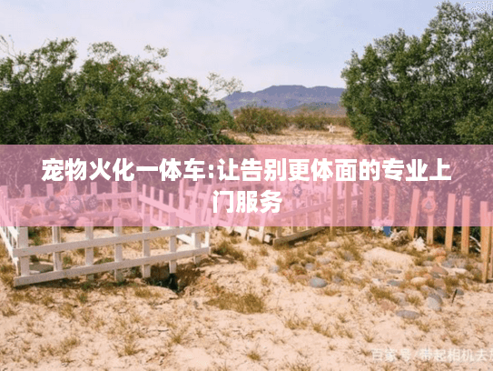 宠物火化一体车:让告别更体面的专业上门服务
