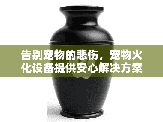 告别宠物的悲伤，宠物火化设备提供安心解决方案
