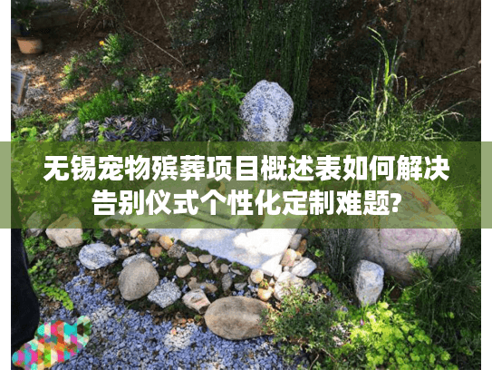 无锡宠物殡葬项目概述表如何解决告别仪式个性化定制难题?
