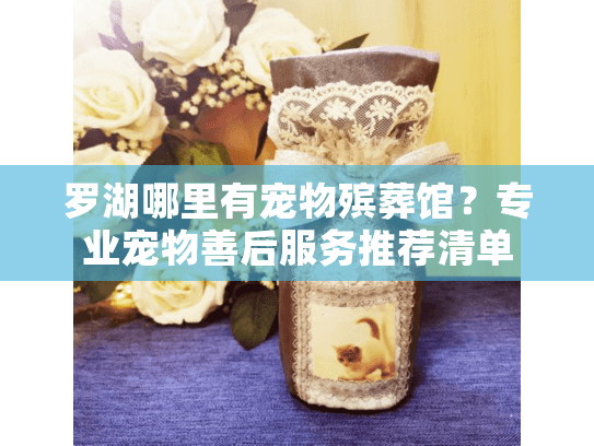 罗湖哪里有宠物殡葬馆？专业宠物善后服务推荐清单