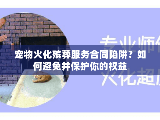 宠物火化殡葬服务合同陷阱？如何避免并保护你的权益