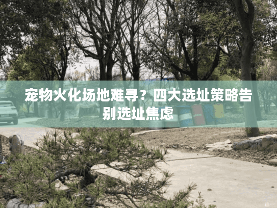 宠物火化场地难寻？四大选址策略告别选址焦虑