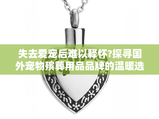 失去爱宠后难以释怀?探寻国外宠物殡葬用品品牌的温暖选择