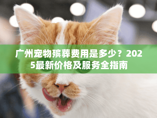 广州宠物殡葬费用是多少？2025最新价格及服务全指南