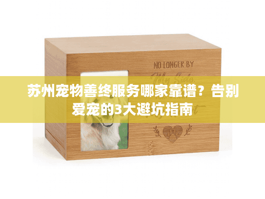 苏州宠物善终服务哪家靠谱？告别爱宠的3大避坑指南