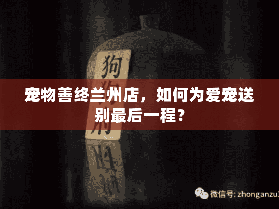 宠物善终兰州店，如何为爱宠送别最后一程？
